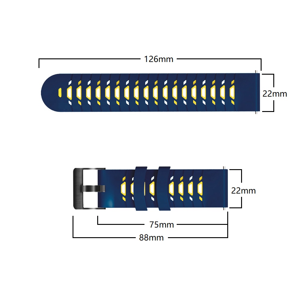 새로운 C20 Pro 통기성 실리콘 시계 밴드 팔찌 S - Silicone Watch Band 22Mm 리뷰 및 가격