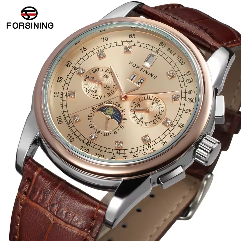 FORSINING 복제 다기능 상하이 자동 다이아몬드  - Patek Philippe Watch Nautilus 리뷰 및 가격