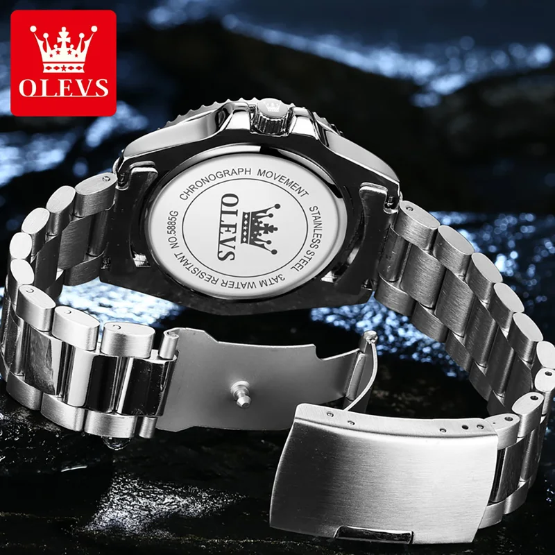 OLEVS 남성용 오리지널 쿼츠 시계 Stainles  - Rolex Watch Datejust 리뷰 및 가격